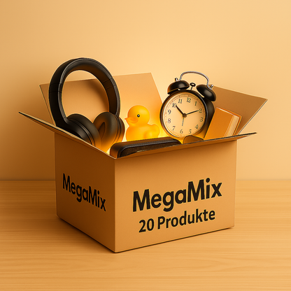 262 - MegaMIX me 20 produkte shtëpie, ndriçimi, kuzhine dhe artikuj shkrimi