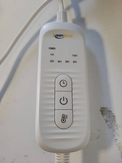 213220 - KEENSTONE Batanije elektrike me ngrohje, 9 cilësime temperature, e lahet në lavatriçe