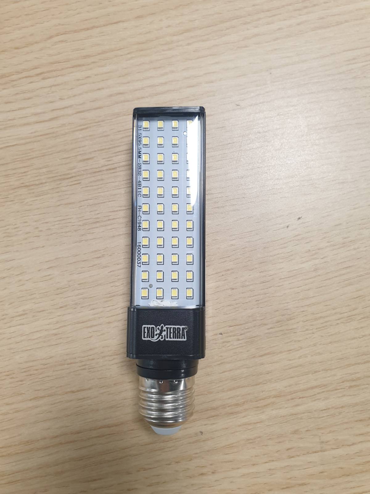 213964 - EXO TERRA Llambë LED me efikasitet energjetik për rritjen e bimëve tropikale, 8W, E27, 6500 K