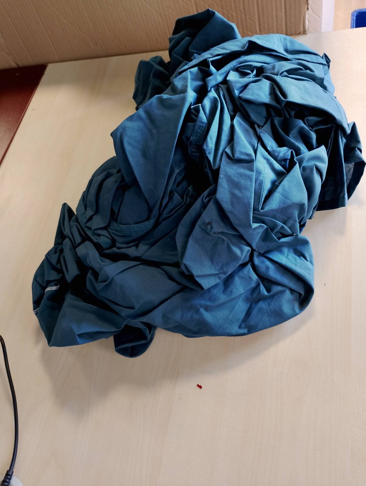 214397 - Çarçaf i fiksuar, pambuk TPR, 2x70x190 cm, ngjyrë blu rose