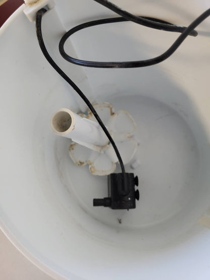 214403 - CATIT Shatërvan me Lule për macet, 3L, i bardhë/jeshil