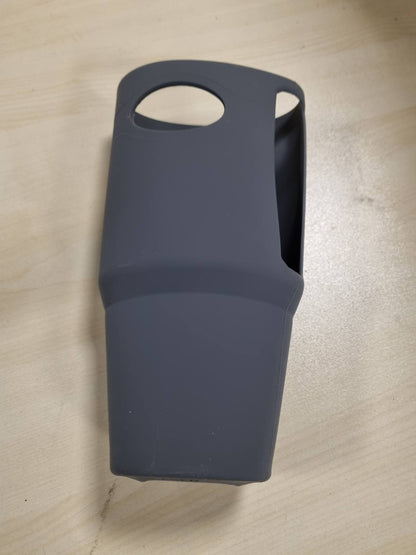 214436 - ENCASED Çizme mbrojtëse silikoni, të përputhshme me gotat Stanley Quencher me dorezë, mbulesë e plotë e trupit, gri