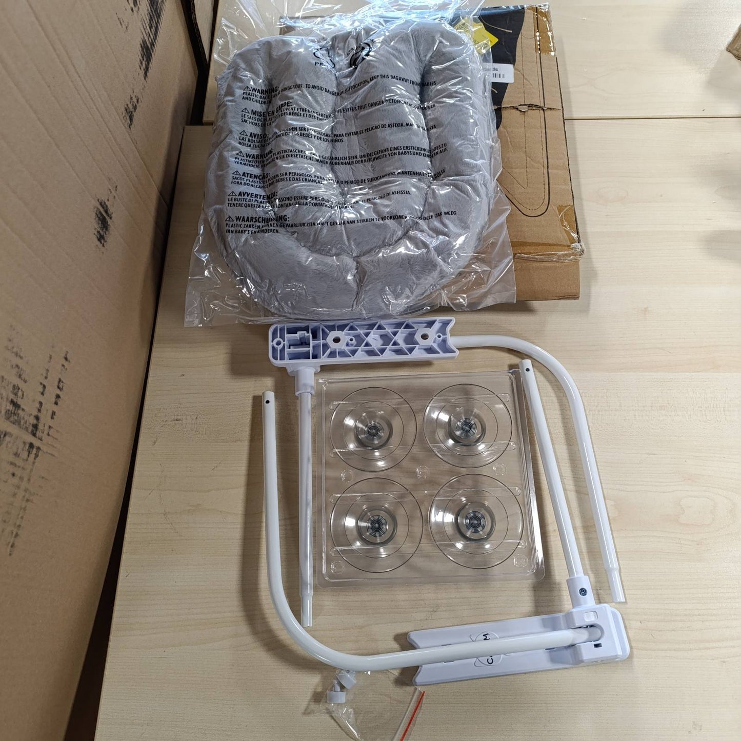 214772 - CATISM Hamak për mace i palosshëm me jastëk, deri në 20 kg, 52 x 30 cm, Mbushje prej pëlhure të lahet me dy anë