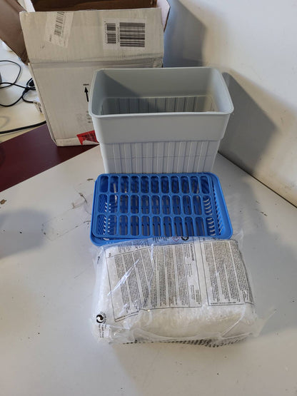 214823 - WENKO Vrasës lagështie me bllok granulash 2 kg, Tharës lagështie dhome, Mban deri në 2.8 l lagështi, 23 x 24 x 15.5 cm