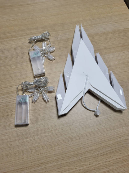 215031 - SKY ANGLE Yll Krishtlindjesh 3D, Yll i Ndriçuar 60 cm për Dekorimin e Pemëve të Krishtlindjeve