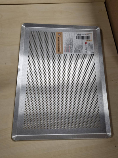 215040 - DE BUYER Tepsi alumini e shpuar - 40 x 30 cm - Argjend