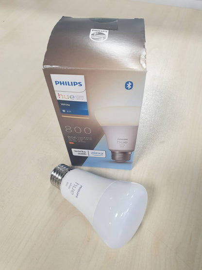 215289 - PHILIPS Llambë LED inteligjente Philips Hue White A60 E27, Dritë e bardhë e ngrohtë, Me errësim, Lidhet me Bluetooth