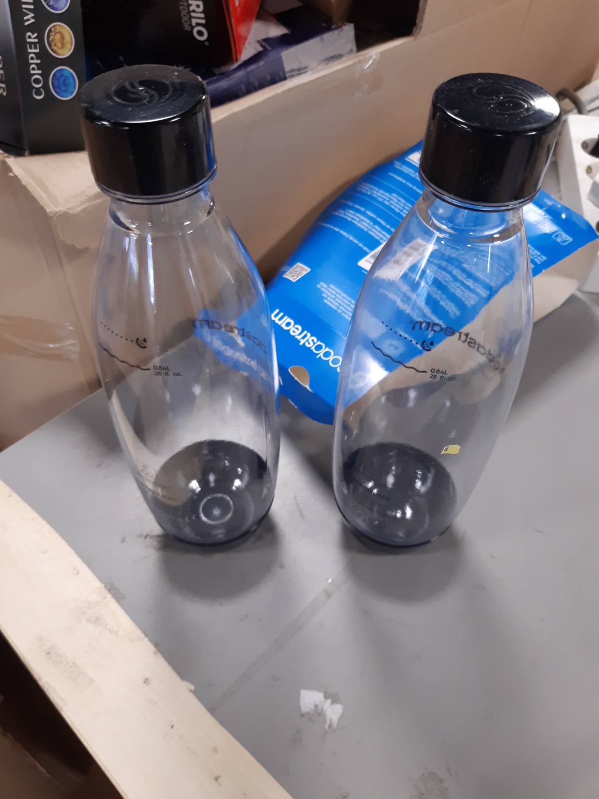 215569 - SODASTREAM Shishe plastike FUSE 0.8L pa BPA, e zezë, Pako me 2 copë