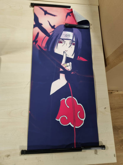 216207 - ZPPLD Poster me Rrotulla Naruto Itachi Uchiha, 70 * 30cm