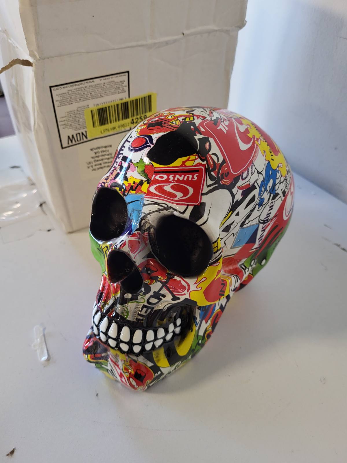 218521 - NEMESIS NOW - Figurë Pop Art, 16 cm, e bardhë