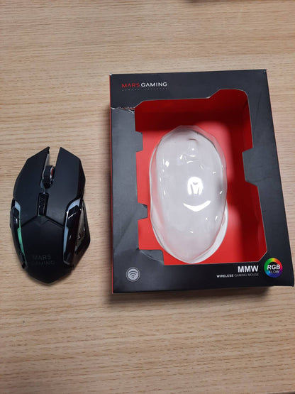 218856 - Mars Gaming MMW - Maus PC pa tel 3200DPI RGB Flow USB pa tel