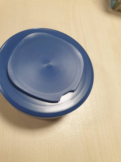 219545 - MEPAL - Filxhan për musli, kapacitet 300 ml + 120 ml, i përshtatshëm për ngrirje, mikrovalë dhe lavastovilje, blu e ndezur