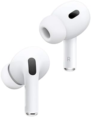 123467 - APPLE AirPods Pro 2, Kufje pa Tel, Bluetooth, me Anulim Aktiv të Zhurmës, Aparat Dëgjimi, Modalitet Transparence dhe Audio Hapësinore të Personalizuar, Karikim USB-C