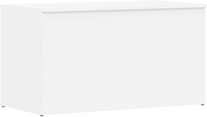 244754 - vidaXL Kuti Magazinimi prej Druri 84 × 42 × 46 cm, e Bardhë