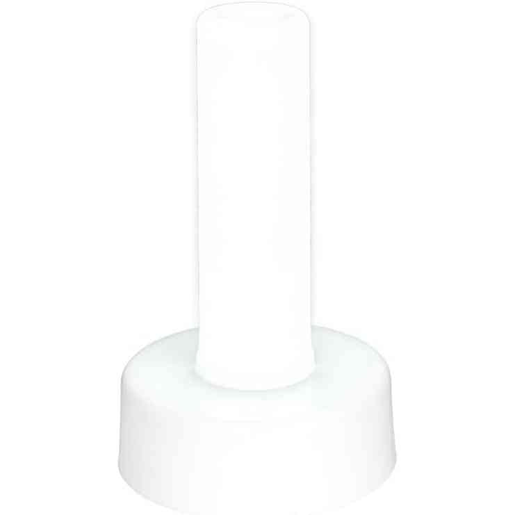 216915 - Ide me zemër Kolonë LED, Dritë për humor, 13 cm e lartë, Punon me bateri, Me kohëmatës, e bardhë