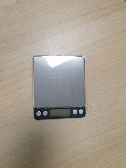 220149 - PORTENTUM Peshore precize me ekran LCD, çelik inox, nga 0.01 gram në 500 gram