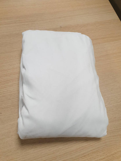 220579 - Utopia Bedding Çarçaf i fiksuar 140x200cm deri në 30cm - E bardhë - E çertifikuar Oeko-Tex - Çarçaf i fiksuar me mikrofibër të lëmuar