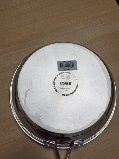 221279 - BEKA - Tigan prej çeliku inox për skuqje Chef 26 cm, i bardhë