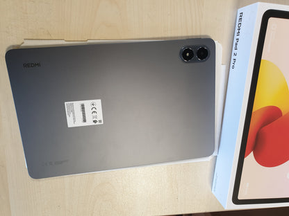 221793 - XIAOMI Redmi Pad 2 PRO Vetëm WiFi (Pa thirrje ose mesazhe) 12.1" 2.5K Octa Core 4 altoparlantë Global ROM 12000mAh Bluetooth Wi-Fi 6 8MP Model 25099RP13G (Argjend, 256GB + 8GB)
