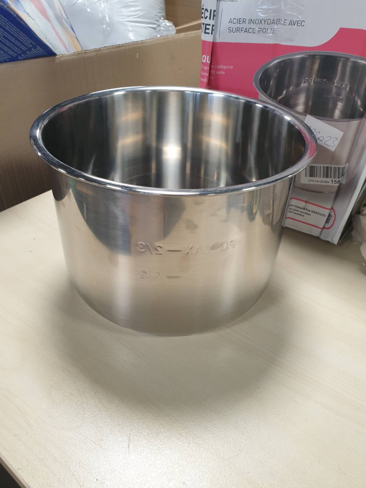 222023 - INSTANT POT Tenxhere e brendshme, çelik inox, kapacitet 7.6 l