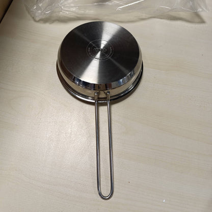 222051 - FISSLER Tigan për meze, çelik inox, Ø 16cm, 0.5 litra, Mini tigan pa veshje, ideal për ushqime të vogla, Induksion