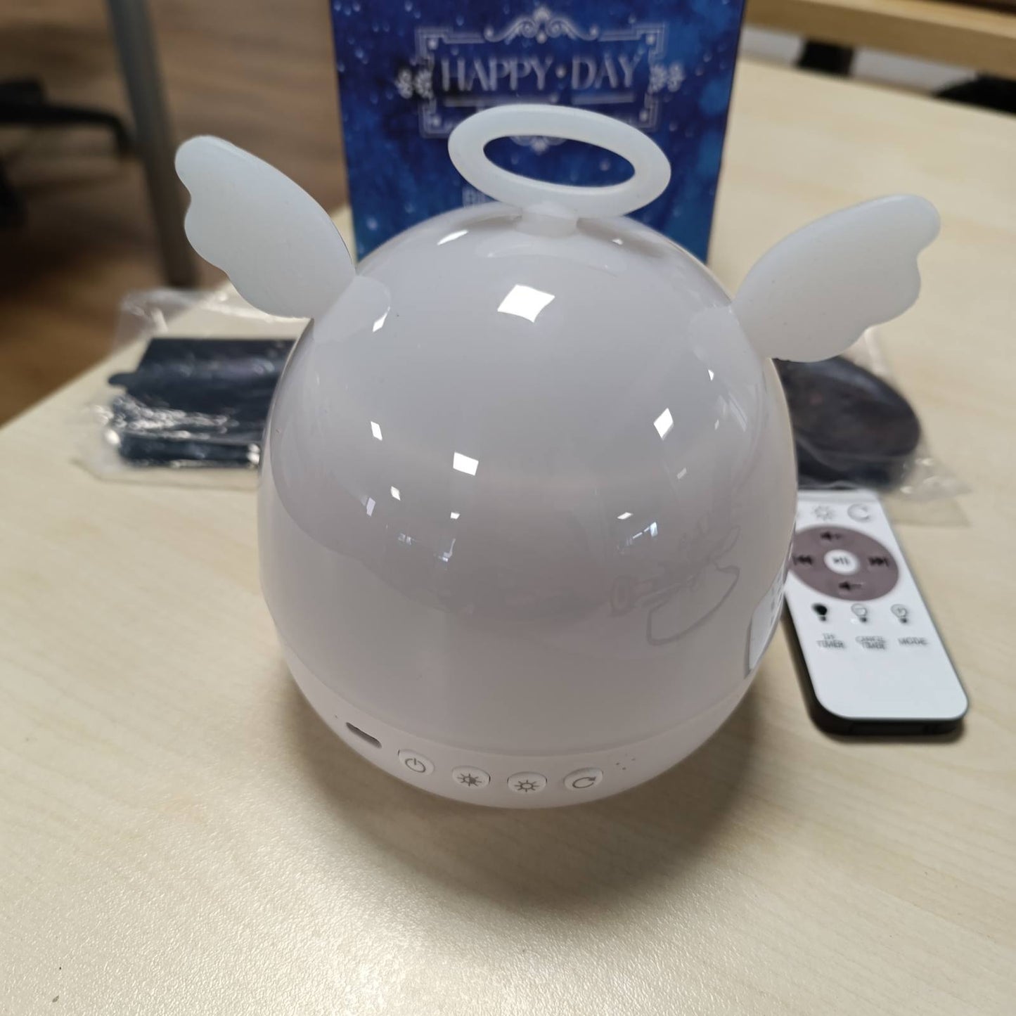 222731 - DIBONIUR Projektor Drite Nate për Foshnje, Tavan me Qiell me Yje, 22 Filma, Rrotullim 360°, Telekomandë, Llambë Projektori për Fëmijë