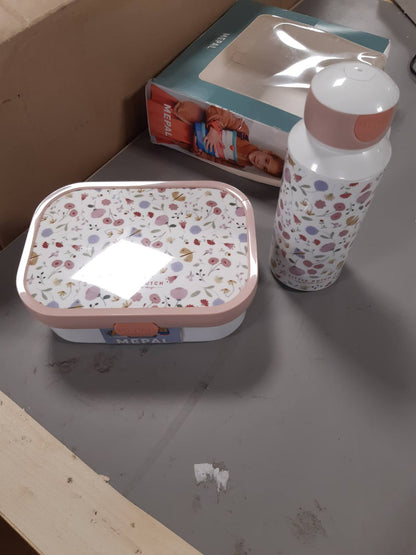 223205 - MEPAL Set Dreke për Fëmijë, 400 ml + 750 ml, pa BPA, me shishe pijeje dhe kuti dreke