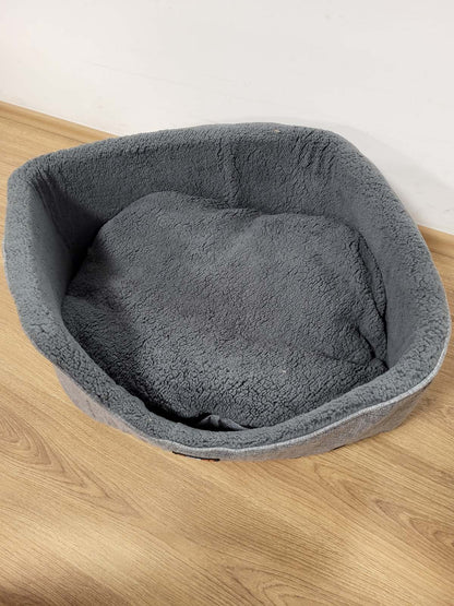 223490 - Feandrea | Shtrat qensh | Shportë qensh | Jastëk i kthyeshëm | Përmasat: 73 x 60 x 27 cm | Gri PGW31GG