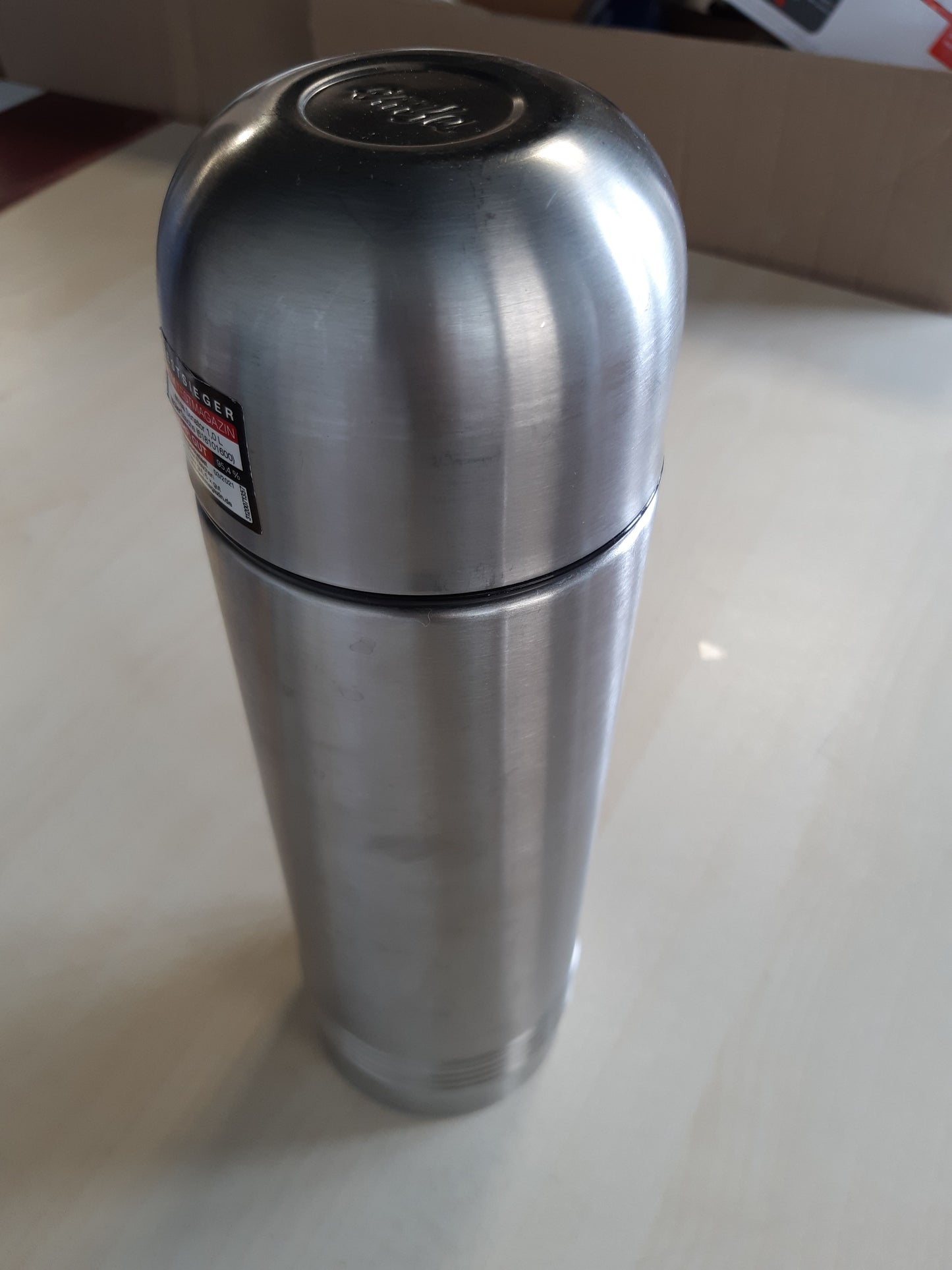 223599 - EMSA 618101600 Senator, shishe e izoluar, termos, filxhan kafeje portativ, 1000ml, filxhan termik, mbyllje e sigurt, çelik inox