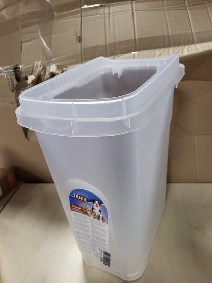 223781 - TRIXIE Kosh plehrash hermetik plastik 15 l, 22 × 41 × 33 cm, transparent