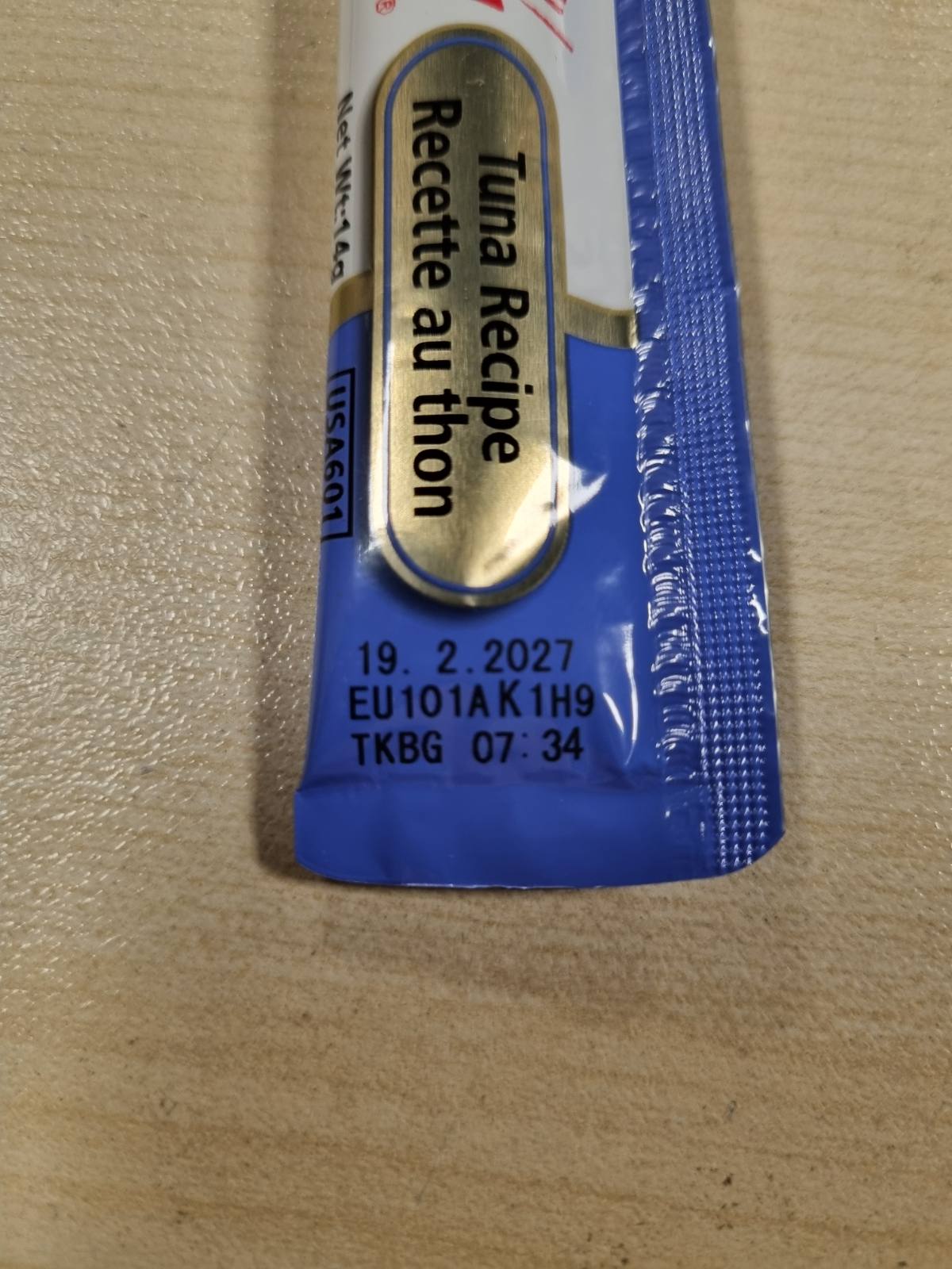 224080 - INABA Ushqime për mace Churu, me një përbërës të vetëm me ton, pa drithëra, pa sheqer, 100% mish natyral, 20 x 14g.