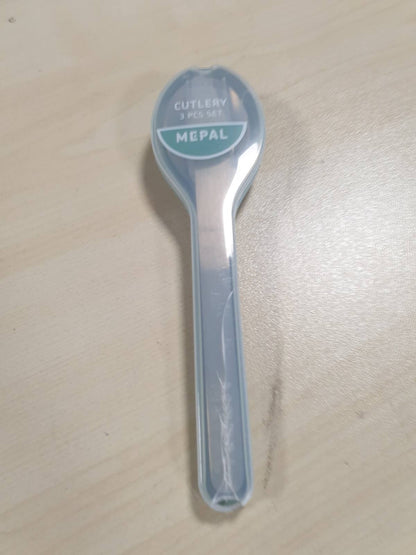 224350 - MEPAL Set takëmesh me 3 pjesë Ellipse, Thikë, pirun dhe lugë, Çelik inox, Sherbelë nordike