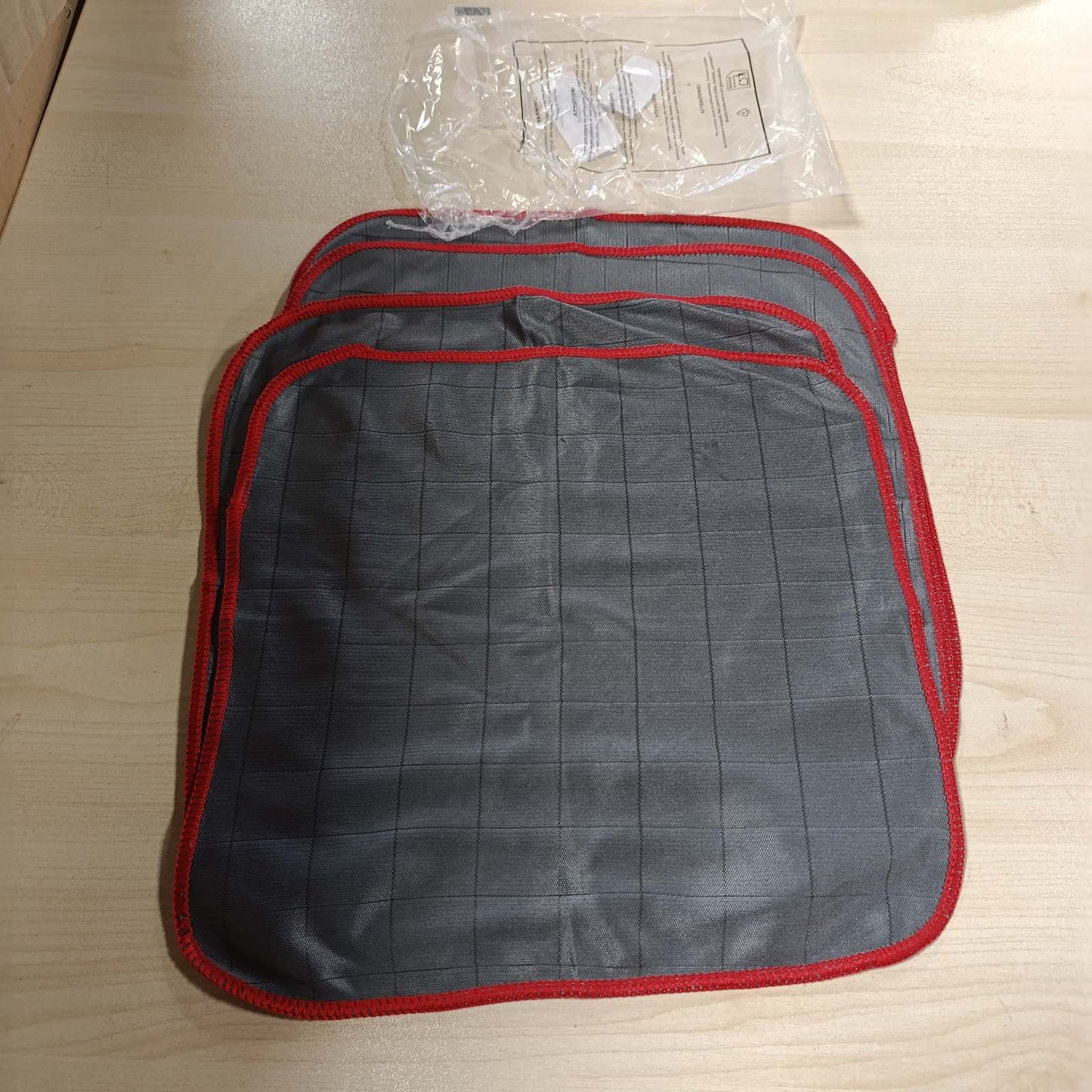 234307 - Mobumeia Leckë për dritare 30x30cm, Leckë për pastrimin e dritareve prej karboni, Leckë për lustrim për xhama, Leckë për dritare me mikrofibër