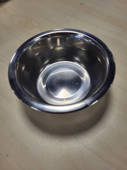 238941 - Stainless steel hanging bowl with clip holder, for birds, for food, water and seeds, 10 ounces.