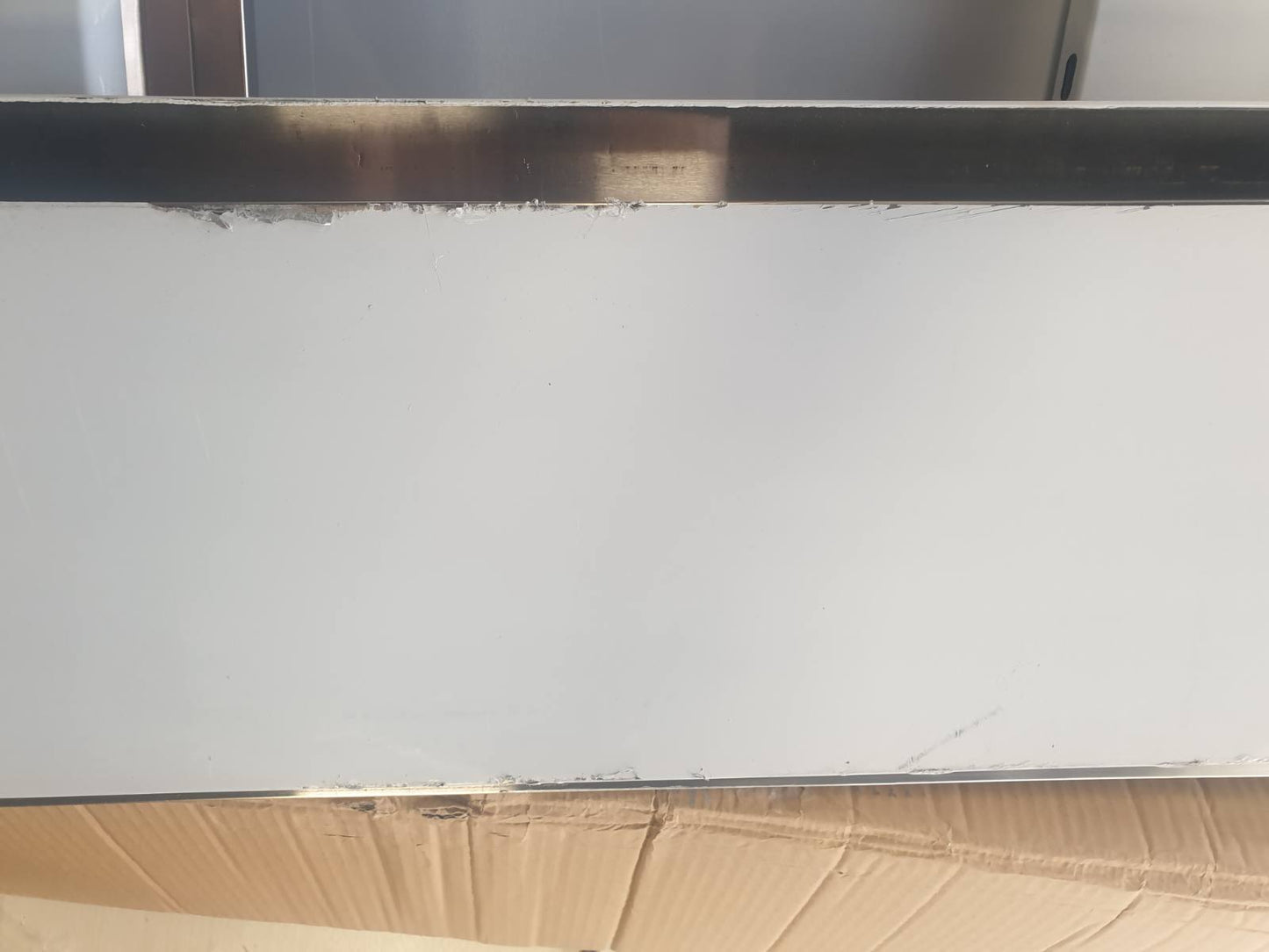 244639 - VidaXL Dollap Muri Kuzhine me Dyer Rrëshqitëse 140x40x50 cm Çelik Inoks 150x40x50 cm