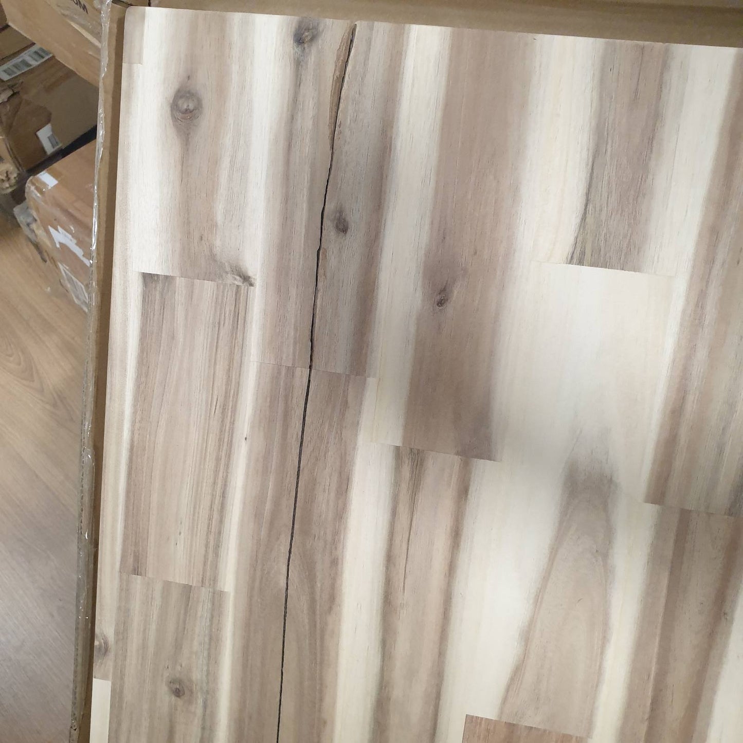 244667 - vidaXL Pllakë Tavoline Drejtkëndëshe 140 × 50 × 2 cm, Dru Masiv Akacie