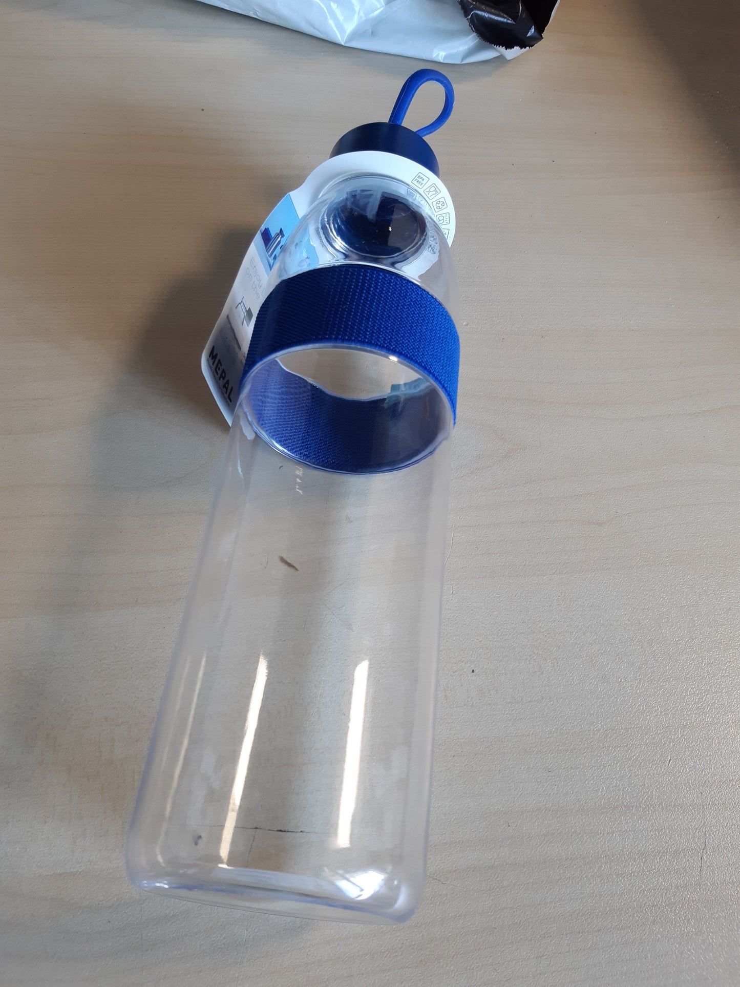 248338 - MEPAL Shishe Uji Ellipse, 700 ml, E Ripërdorshme, E Papërshkueshme nga Hidhet, Pa BPA, Blu e Ngjyrë