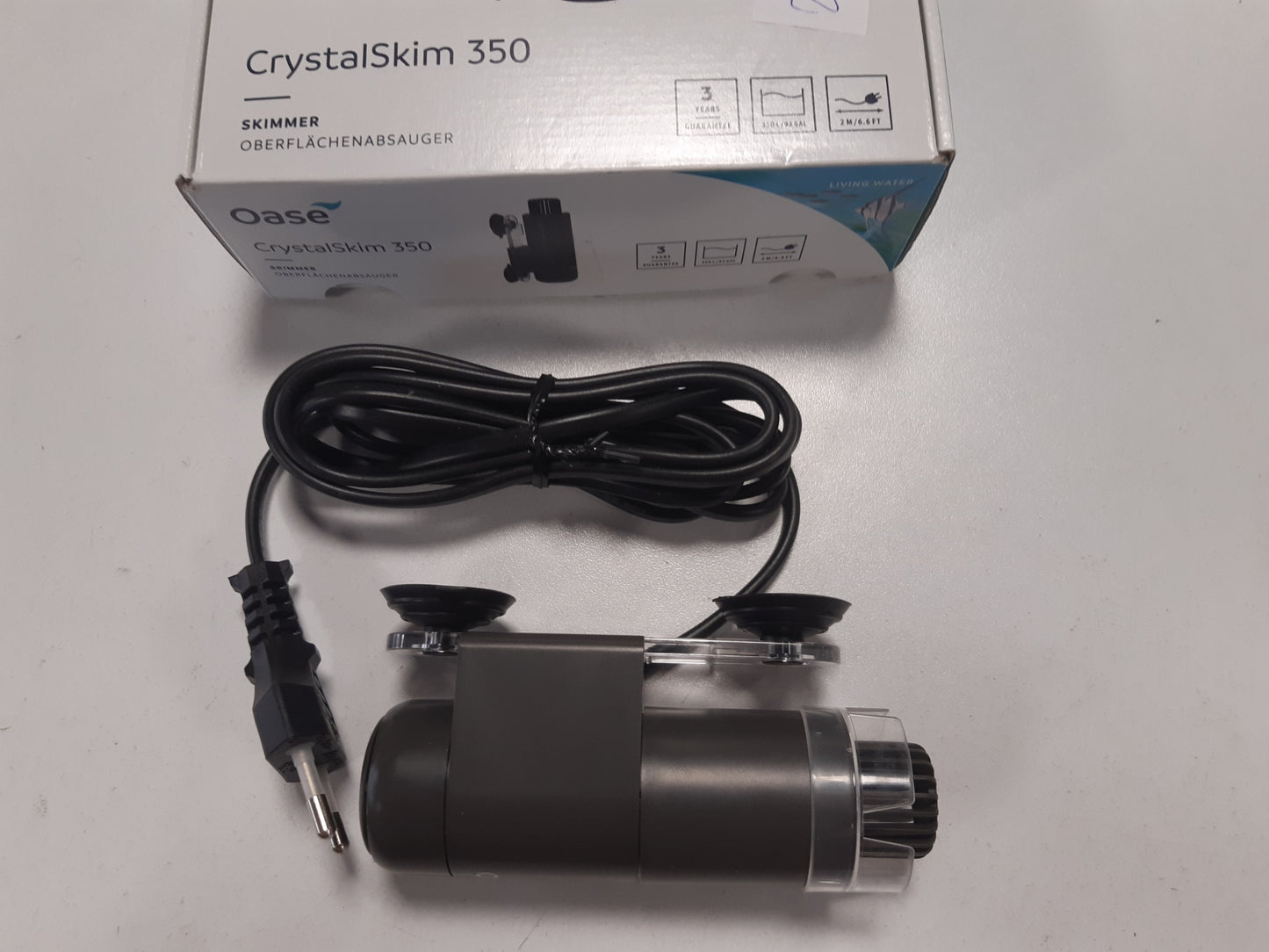 250699 - OASE 86942 CrystalSkim 350, Skimmer Akuariumi, 4.5 vat, i zi