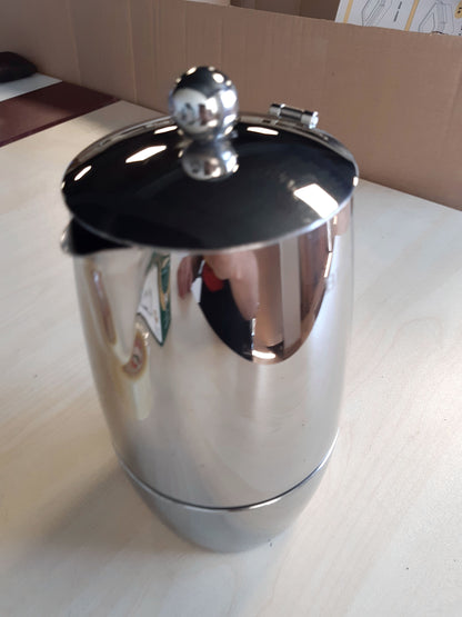255195 - BRA Makinë kafeje italiane Magna, 10 filxhanë, çelik inox 18/10