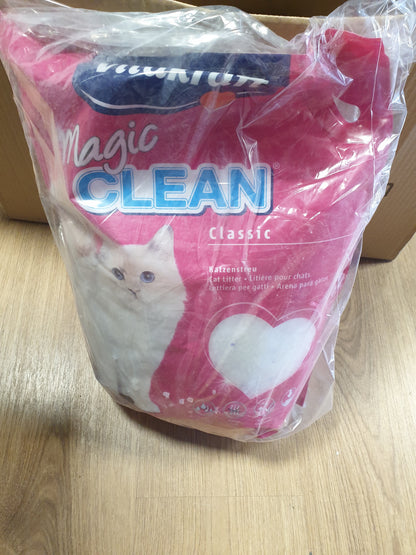 257304 - VITAKRAFT Magic Clean Classic, Pleh për macet që nuk grumbullohet, me sfera minerale, antibakterial, me pak pluhur, zgjat 8 javë (1 x 8.4L)