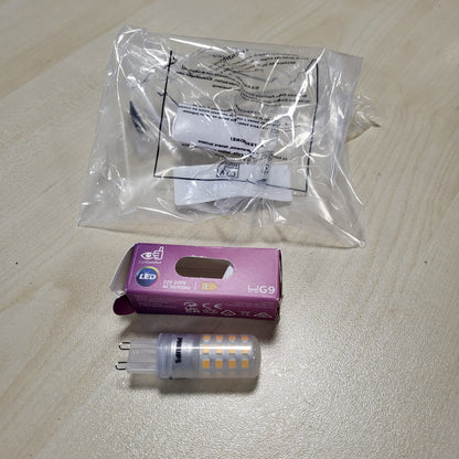 257482 - PHILIPS Llambë standarde LED, zëvendësuese për llambën halogjene 40W, bazë G9, dritë e bardhë e ngrohtë 2700K, e errësueshme, me acar