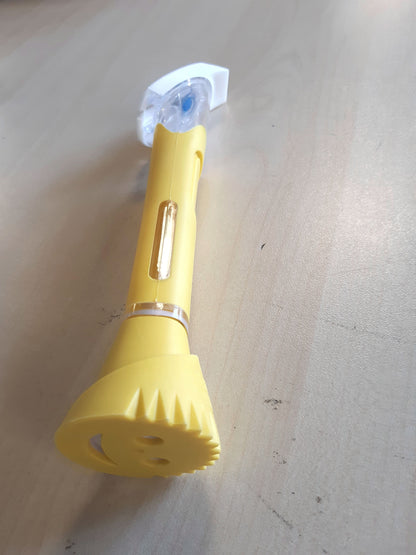 257816 - SCRUB DADDY Sfungjer enësh Dish Daddy me dozator sapuni, sfungjer i ndjeshëm ndaj temperaturës (i verdhë)