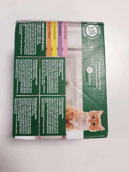 258382 - AMAZON Ushqim i plotë për kotele, Përzgjedhje e përzier në pelte, 1.2 kg (12 qese x 100 g)
