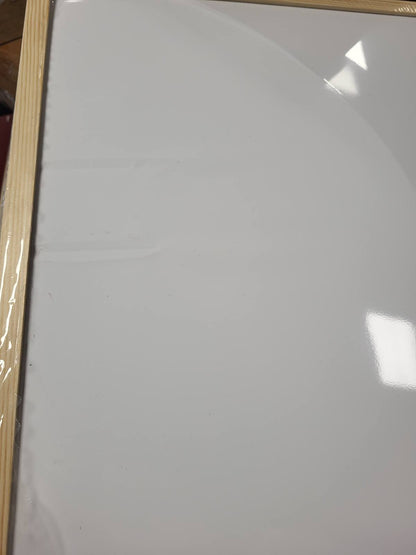265320 - VIDA XL Tabelë e bardhë magnetike me kornizë druri pishe 100x55 cm