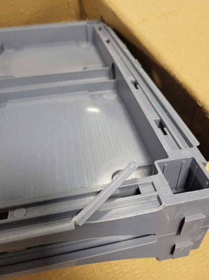 265352 - vidaXL Garden Planter 2 pcs LiGht Grey 80 x 40 x 125.5 cm Plastic
