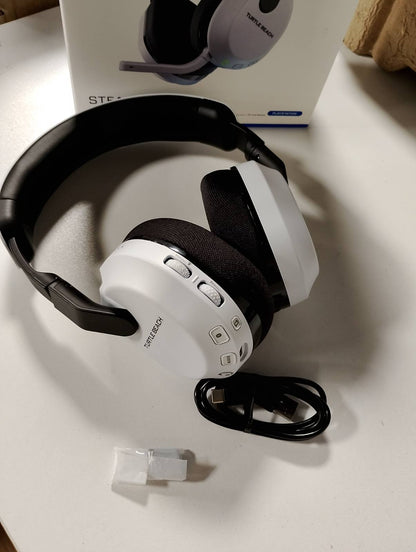 266074 - TURTLE BEACH STEALTH 600 - Kufje pa tel për lojëra, deri në 80 orë, altoparlantë 50 mm, Bluetooth për PS5, PS4, PC, të bardha
