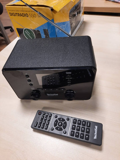 266092 - TECHNISAT DIGITRADIO 550 IR Radio interneti me tingull stereo RMS 10 vat, DAB+, FM, WLAN, Bluetooth, ekran me ngjyra, telekomandë, kontroll aplikacioni, funksion ore me zile