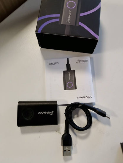 266156 - AAWireless Two Përshtatës pa tel për Android Auto, konvertoni Android Auto të instaluar në fabrikë në pa tel, buton shumëfunksional, konfigurim i lehtë plug-and-play