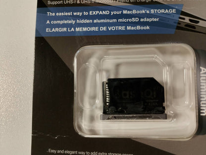 266346 - BOSVISION Adaptues Micro-SD për MacBook Pro 14 inç ose 16 inç, 2021 e më vonë me skaj alumini