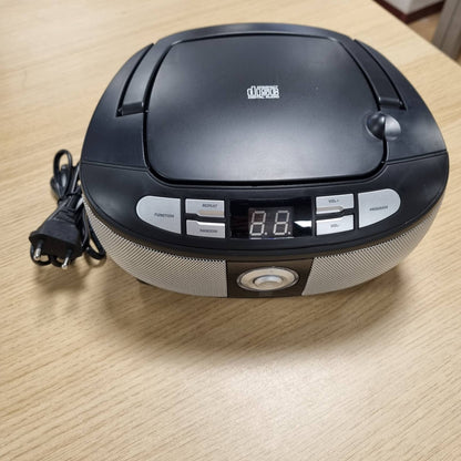 266405 - Boombox Dual 74575 P 49-1 me CD player - Radio FM, Ekran LED, Funksionim me rrjet elektrik ose bateri, E Zi